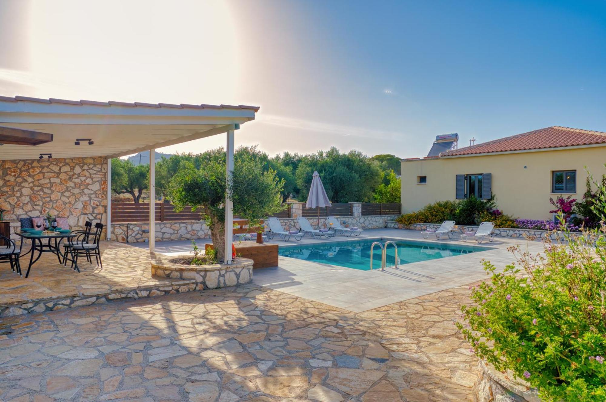 Astarte Villas - Astra Private Villas With Pool Vasilikós Exterior foto