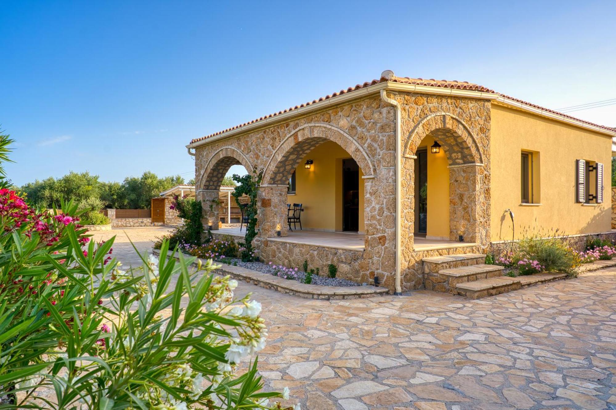 Astarte Villas - Astra Private Villas With Pool Vasilikós Exterior foto