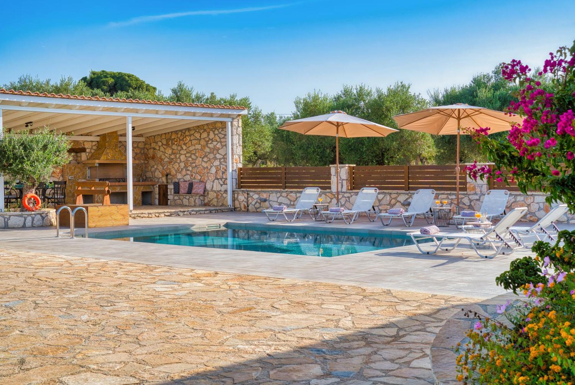 Astarte Villas - Astra Private Villas With Pool Vasilikós Exterior foto